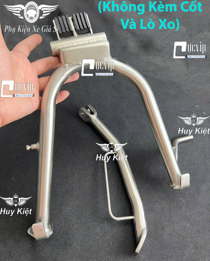 Combo Chân Chống Đứng + Chân Chống Nghiêng Yamaha PG-1 Inox 304 (Không Kèm Cốt Và Lò Xo) MS6628
