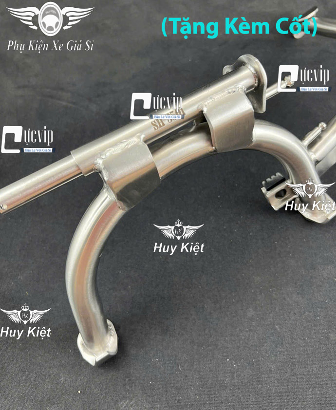(Tặng Kèm Cốt) Chân Chống Đứng Inox 304 Gắn SH 350i MS6629