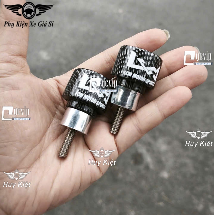 {Tặng Bao Tay TBT} Gù Nhôm Sơn CARBON Wa Dr Vario Vision Win Ex Fu Si SH Cub PCX NVX Raider Satria Luvias Mio Yaz Jupiter MS6630