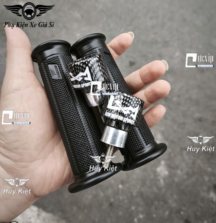 {Tặng Bao Tay TBT} Gù Nhôm Sơn CARBON Wa Dr Vario Vision Win Ex Fu Si SH Cub PCX NVX Raider Satria Luvias Mio Yaz Jupiter MS6630