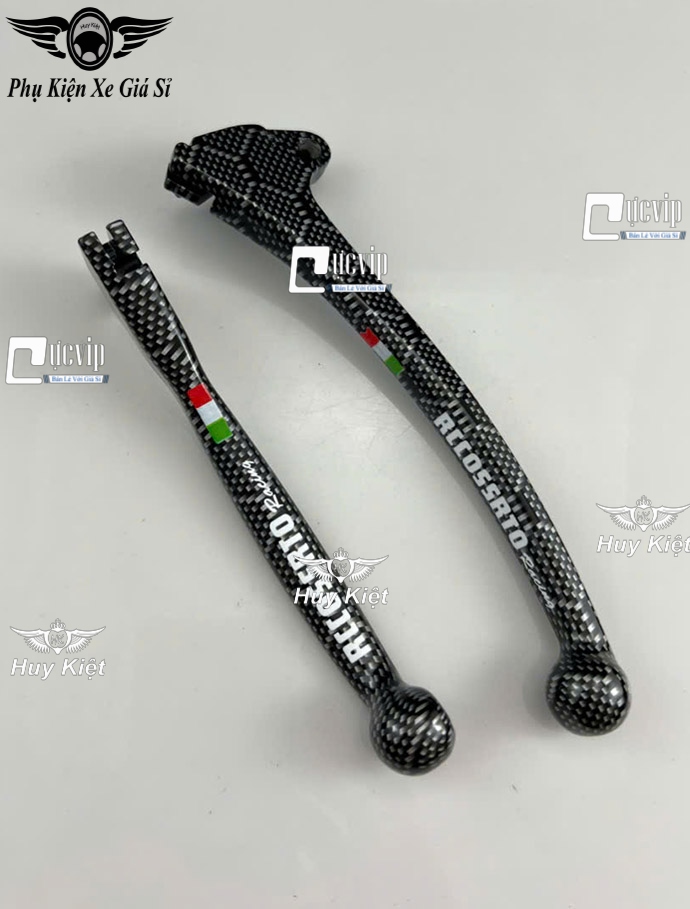 (TỔ ONG) Cặp Tay Thắng Carbon TỔ ONG Mod Chữ Rccossrto Gắn Lead 125cc 2013 - 2025, Vision Cũ (2009 - 2013) MS6634