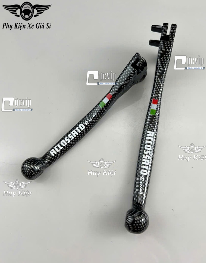 (TỔ ONG) Cặp Tay Thắng Carbon TỔ ONG Mod Chữ Rccossrto Gắn Lead 125cc 2013 - 2025, Vision Cũ (2009 - 2013) MS6634