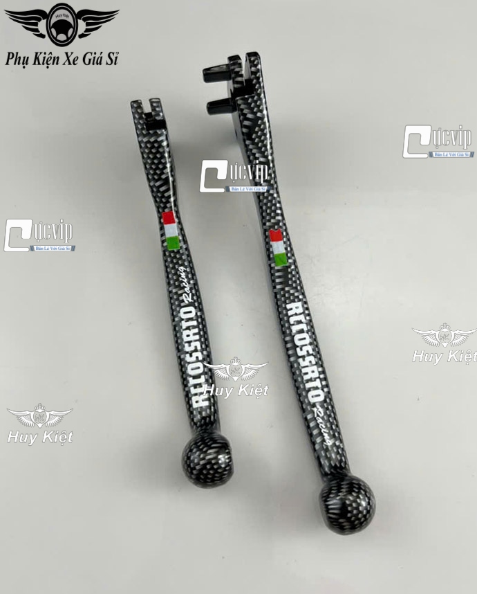 (TỔ ONG) Cặp Tay Thắng Carbon TỔ ONG Mod Chữ Rccossrto Gắn Lead 125cc 2013 - 2025, Vision Cũ (2009 - 2013) MS6634
