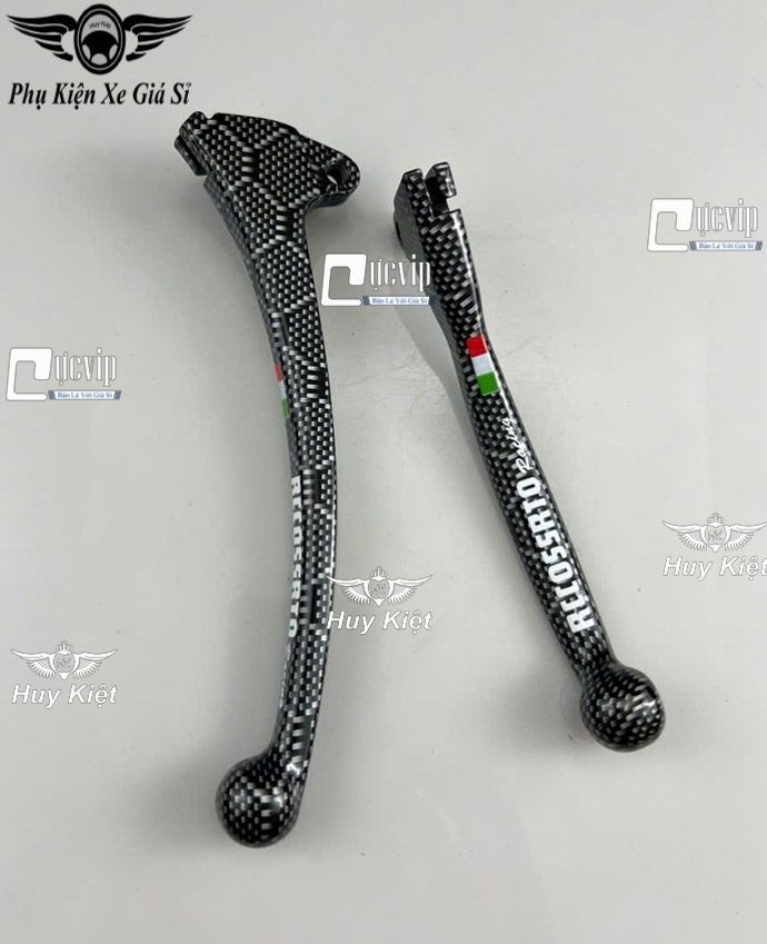 (TỔ ONG) Cặp Tay Thắng Carbon TỔ ONG Mod Chữ Rccossrto Gắn Lead 125cc 2013 - 2025, Vision Cũ (2009 - 2013) MS6634