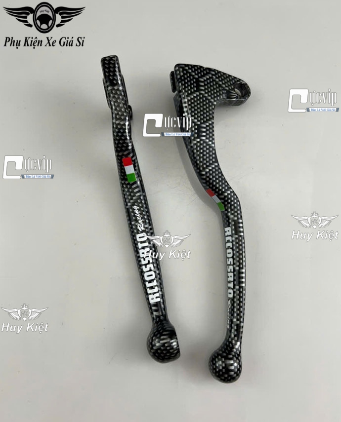 (TỔ ONG) Cặp Tay Thắng Carbon TỔ ONG Mod Chữ Rccossrto Gắn Mio Ultimo, Luvias, Nouvo 4 - 5 - 6 MS6635