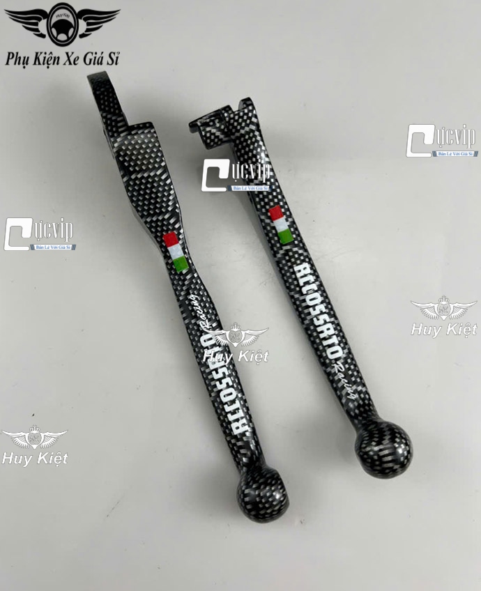 (TỔ ONG) Cặp Tay Thắng Carbon TỔ ONG Mod Chữ Rccossrto Gắn SH 2008, PS, Dylan MS6636