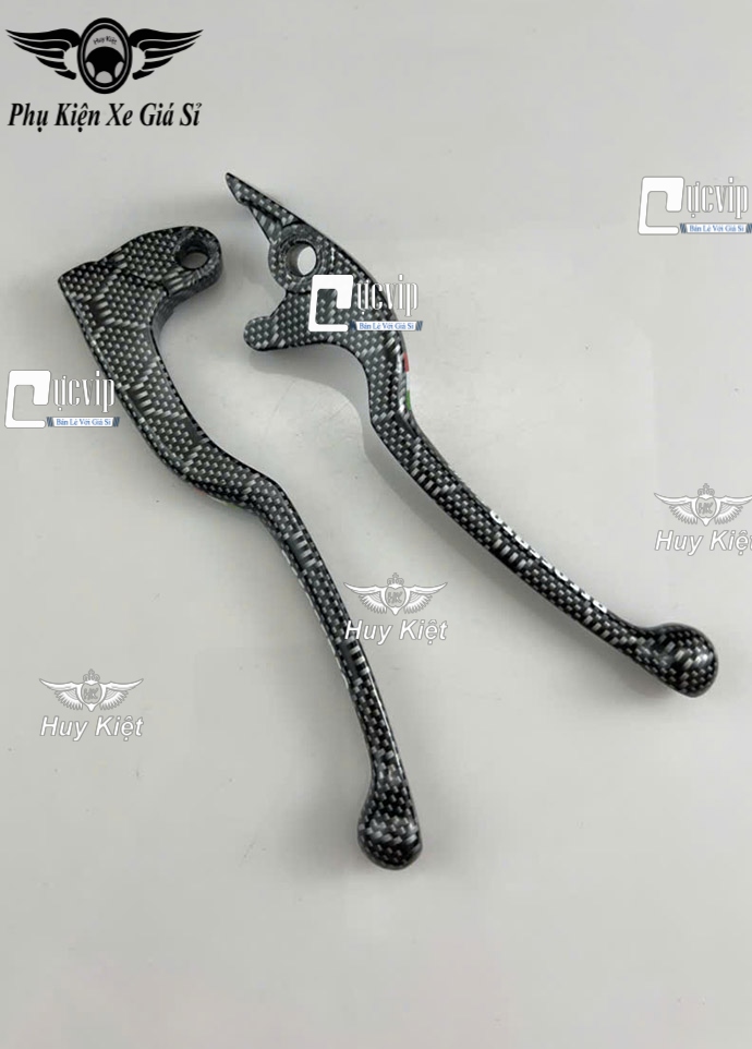 (TỔ ONG) Cặp Tay Thắng Carbon TỔ ONG Mod Chữ Rccossrto Gắn Exciter 2010, Exciter 135, 150, 155 (Tay Thắng + Tay Côn) MS6641