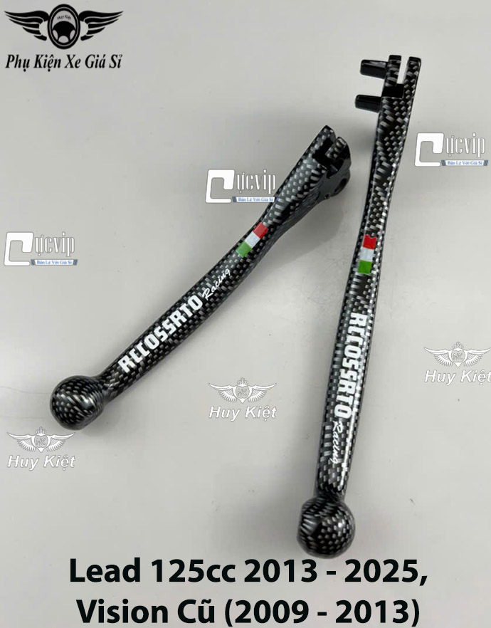 (TỔ ONG) Cặp Tay Thắng Carbon TỔ ONG Mod Chữ Rccossrto Gắn Vario, Click, AB, Vision, SH, Exciter, Winner, Raider, Satria, Mio, Luvias, Nouvo, Lead, PS, Dylan MS6642