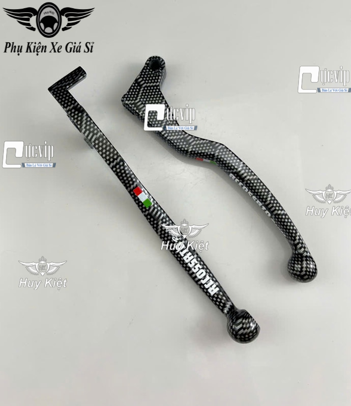 (TỔ ONG) Cặp Tay Thắng Carbon TỔ ONG Mod Chữ Rccossrto Gắn Raider Fi, Satria 2018 - 2023, GSX-R150, S150-Bandit 150 MS6644