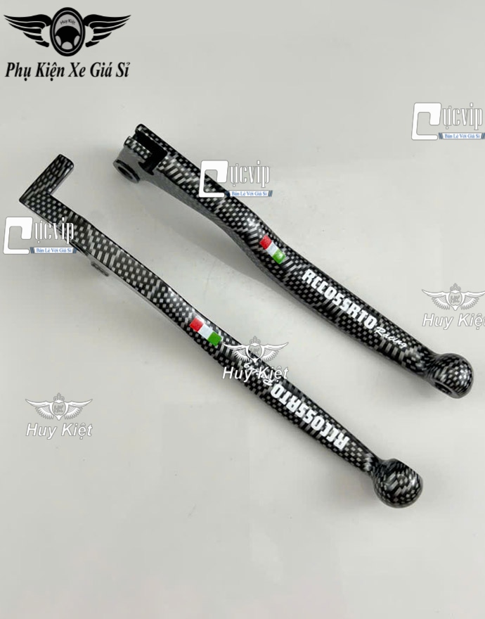 (TỔ ONG) Cặp Tay Thắng Carbon TỔ ONG Mod Chữ Rccossrto Gắn Raider Fi, Satria 2018 - 2023, GSX-R150, S150-Bandit 150 MS6644