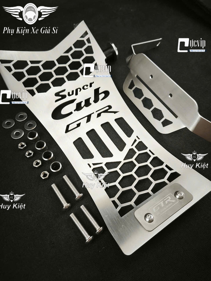 Baga Giữa Inox 304 Super Cub C125 2018 - 2025 GTR Hàng Cao Cấp MS6650