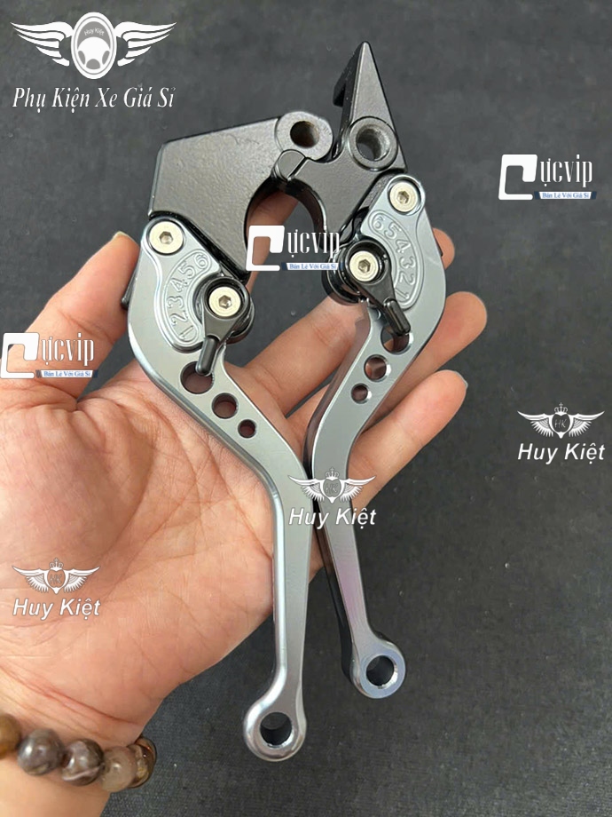 Cặp Tay Thắng Nhôm CNC (Kiểu 6 Số) Winner V1, Winner X V2 V3 (Tay Thắng + Tay Côn) (Giá 1 Cặp) MS6653