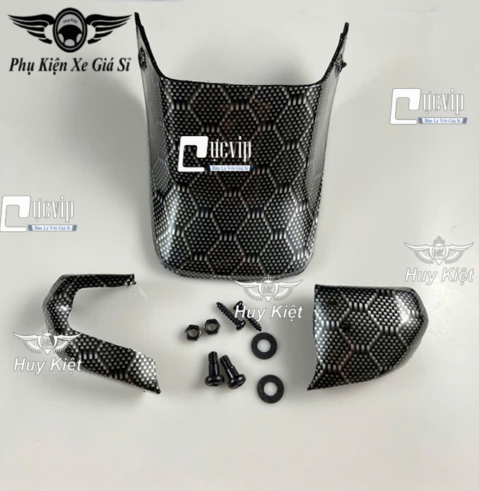 Ốp Dè Sau + Xi Nhan Trước Carbon (Tặng Ốc) Cho Dream 100cc 110cc, Dream Lùn, Dream Thái MS6662