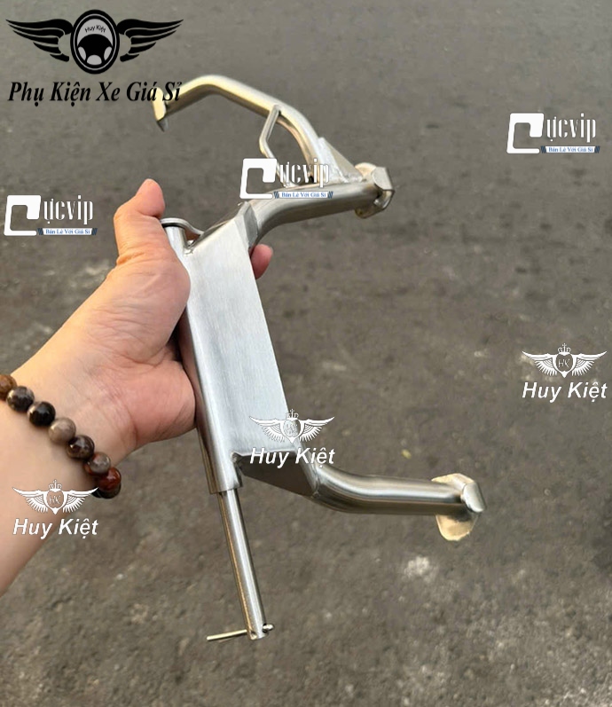 [INOX 100%] (Tặng Kèm Cốt + Lò Xo) Chân Chống Đứng Vario 2015-2025, Lead 2013-2025, AB 2016-2025, SH Mode 2013-2025, PCX 2014-2020 MS6665