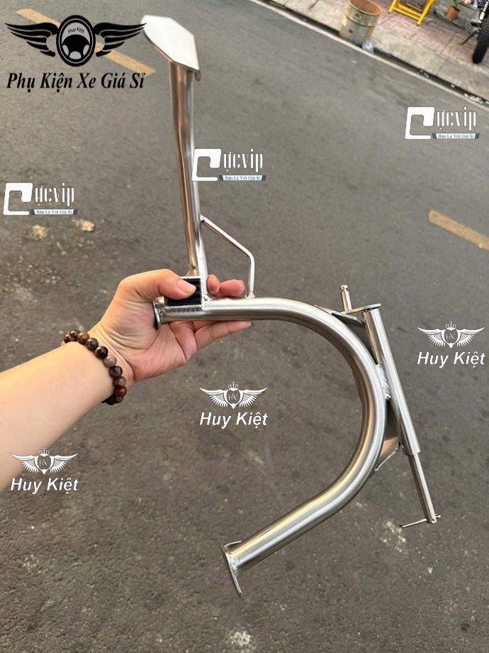 [INOX 100%] (Tặng Kèm Cốt + Lò Xo) Chân Chống Đứng Vario 2015-2025, Lead 2013-2025, AB 2016-2025, SH Mode 2013-2025, PCX 2014-2020 MS6665