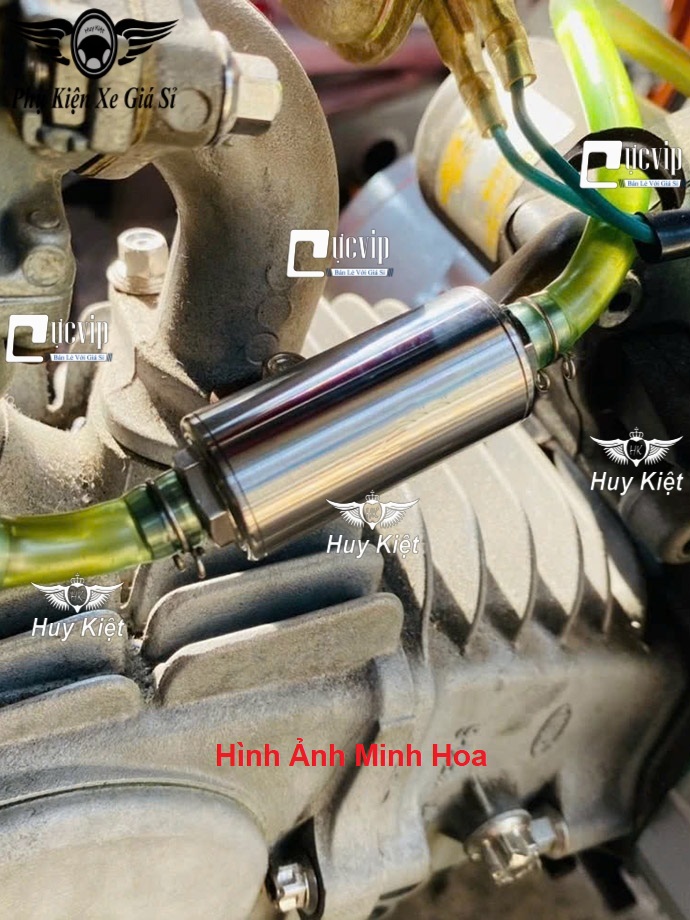 Lọc Xăng Inox 304 Gắn Wave, Dream, Cub, Future MS6666