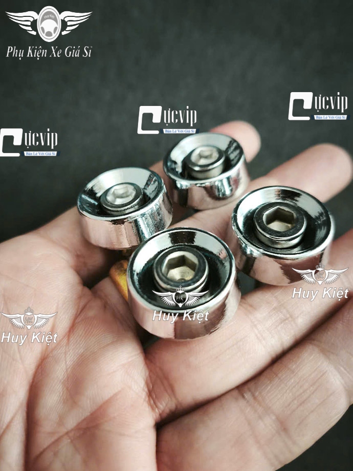[Tặng Ốc Inox 304] Combo 4 Khâu Gác Chân (NHÔM Xi Niken) Sáng Bóng Gắn Xe Super Dream, Dream Lùn, Dream Thái, Wave Cũ, Wave Nhỏ MS6677
