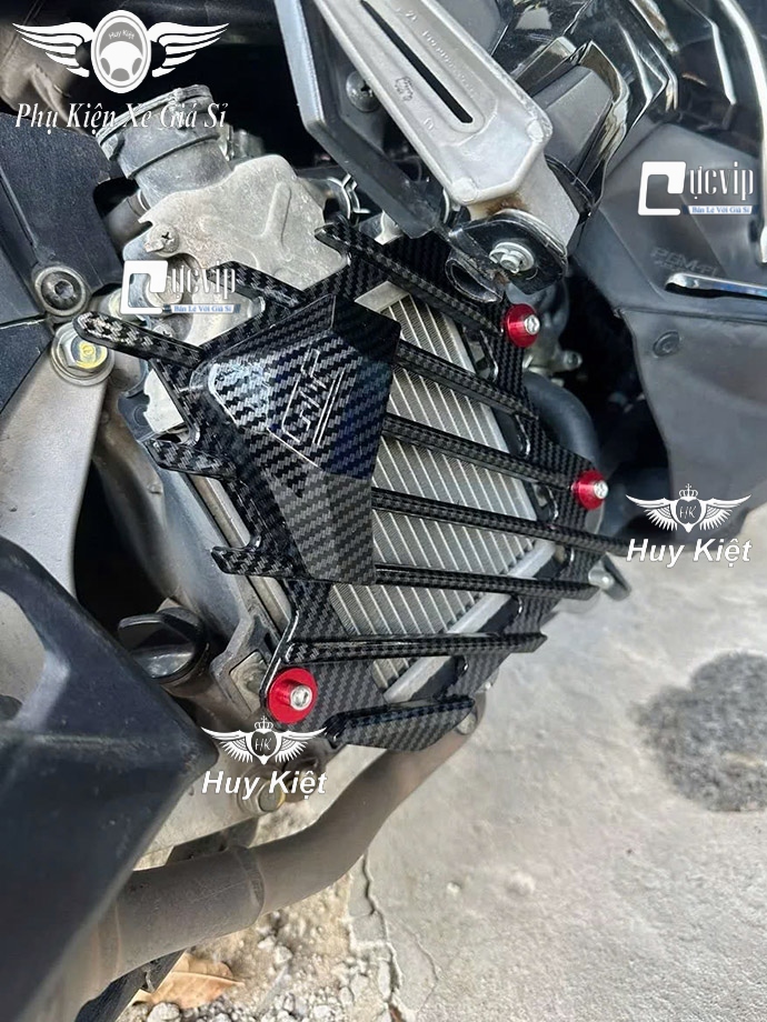 Che Két Nước [Nhựa GTR] + 3 Ốc + Long Đền Đỏ Vario 2015-2021, Vario 2022-2025 (125cc), AB 2016-2021, SH 2012-2019, SH Mode 2013-2019 MS6679