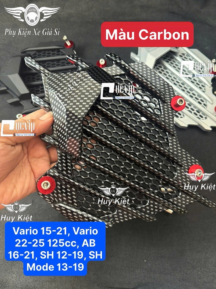 Che Két Nước [Nhựa GTR] + 3 Ốc + Long Đền Đỏ Vario, Airblade 2016 - 2025, SH 2012 - 2024 125cc 150cc, SH Mode 2013 - 2025, Lead 2022 - 2025, PCX 160 MS6681