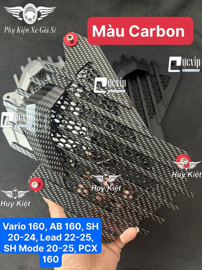 Che Két Nước [Nhựa GTR] + 3 Ốc + Long Đền Đỏ Vario, Airblade 2016 - 2025, SH 2012 - 2024 125cc 150cc, SH Mode 2013 - 2025, Lead 2022 - 2025, PCX 160 MS6681