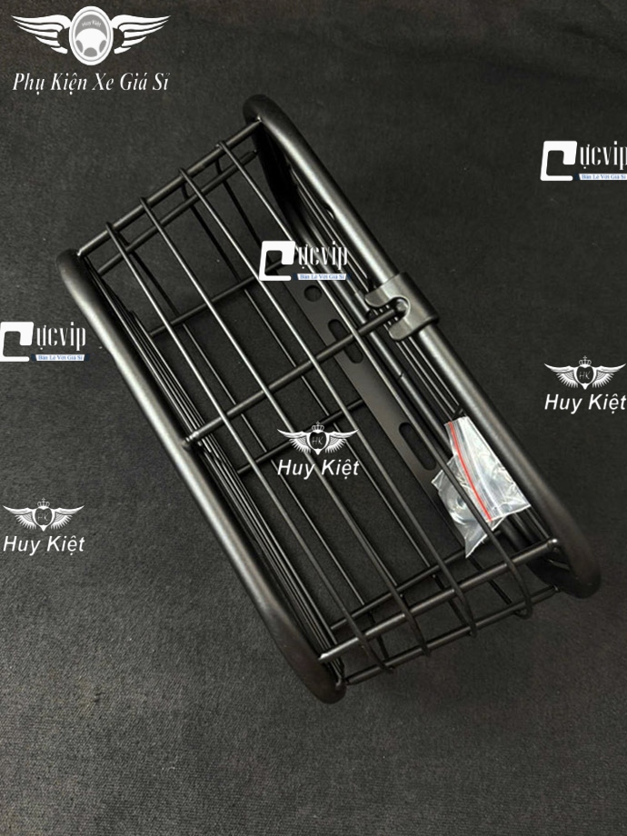 Rổ [Inox Sơn Tỉnh Điện Đen] Vario 2015 - 2025 125cc, 150cc, 160cc [Tặng Kèm Ốc] MS6686Rổ [Inox Sơn Tỉnh Điện Đen] Vario 2015 - 2025 125cc, 150cc, 160cc [Tặng Kèm Ốc] MS6686