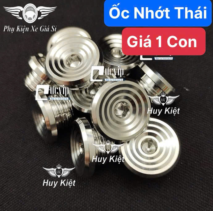 Combo 3 Ốc Mâm Lửa, Nút Đề Và Ốc Nhớt Salaya Inox 304 [Bông D3], [Thái] Cho Wave, Dream, Future, Sonic, Sirius, Exciter, Jupiter, Winner V1, Winner X V2 V3 MS6690