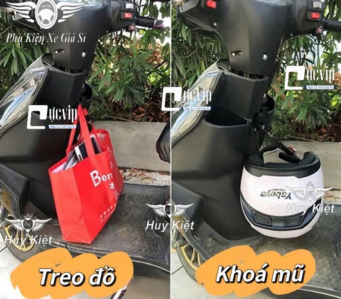 Móc Treo Đồ Xe Máy [Có Chìa Khóa] Gắn Các Dòng Xe MS6699