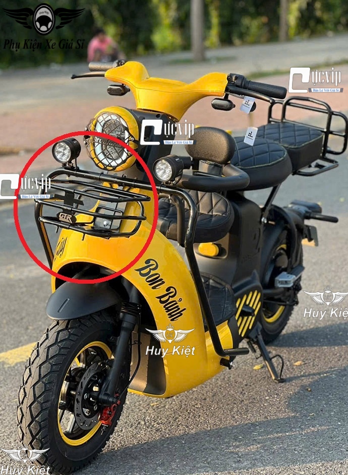 Rổ Xe Điện Type 2, 3 [Kiểu GTR] THAILAND Kèm Pat và Ốc Hàng Cao Cấp MS6707