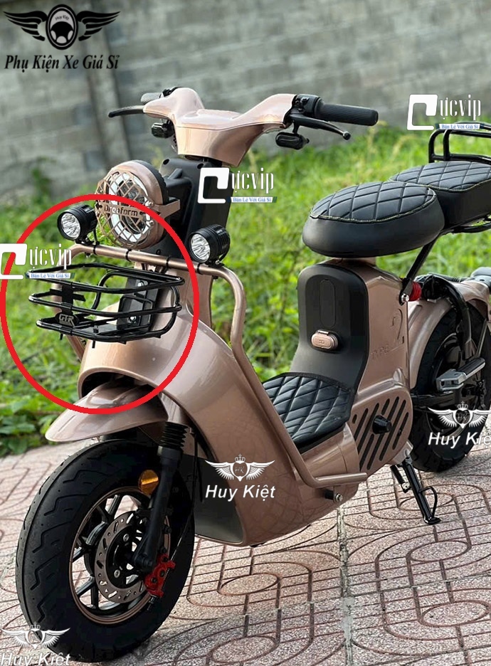 Rổ Xe Điện Type 2, 3 [Kiểu GTR] THAILAND Kèm Pat và Ốc Hàng Cao Cấp MS6707