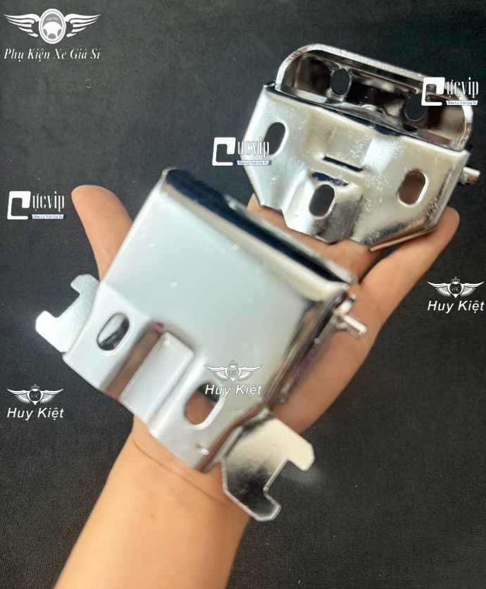 Pat Gắn Yên Trước [Bản Lề Yên] Xe Wave Nhỏ, Dream Xi Niken Sáng Bóng MS6711