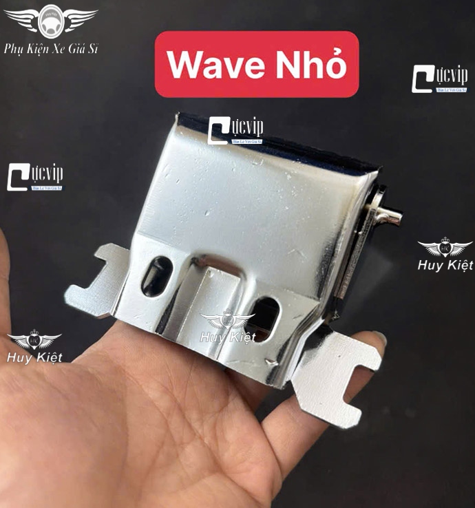 Pat Gắn Yên Trước [Bản Lề Yên] Xe Wave Nhỏ, Dream Xi Niken Sáng Bóng MS6711