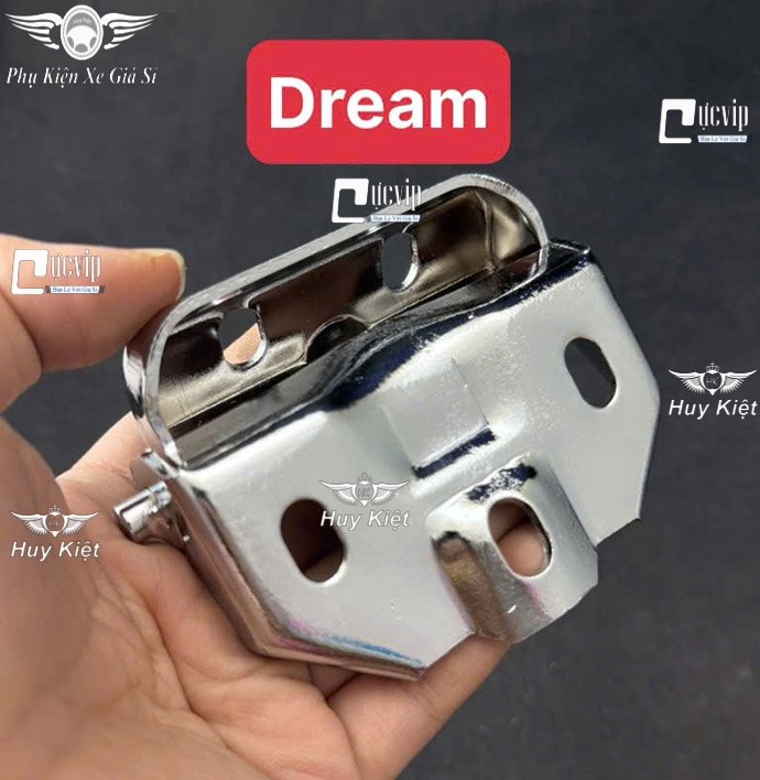Pat Gắn Yên Trước [Bản Lề Yên] Xe Wave Nhỏ, Dream Xi Niken Sáng Bóng MS6711