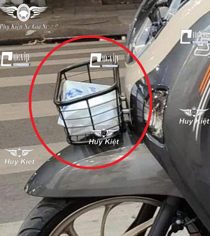 [Không Nắp] RỔ [Sơn Tỉnh Điện Đen] Scoopy 110 (2016 - 2025) Tặng Kèm Ốc MS6712