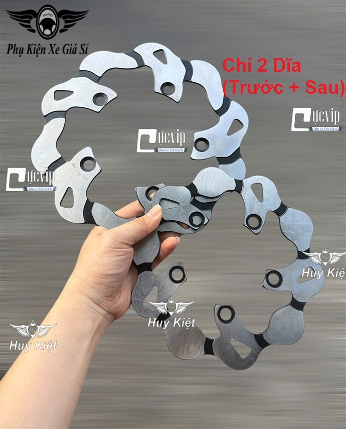 [Tặng 10 Ốc Dĩa Salaya] Combo Dĩa Thắng EX 150 (Trước + Sau) MS6721