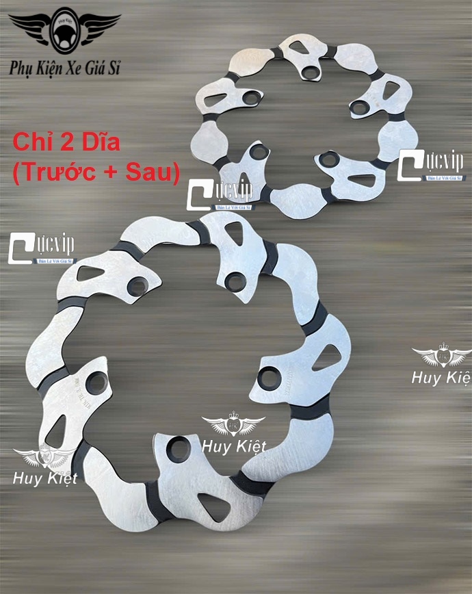 [Tặng 10 Ốc Dĩa Salaya] Combo Dĩa Thắng EX 150 (Trước + Sau) MS6721