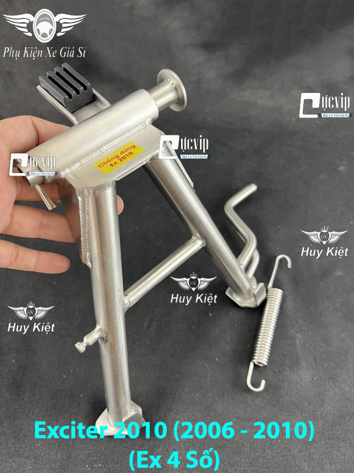 (Tặng Cốt + Lò Xo) Chân Chống Đứng [INOX 304] Vario AB Vision PCX SH Mode Lead Wave Dream Future Sirius Jupiter Ex Win Sonic Raider Satria Scoopy MS9999