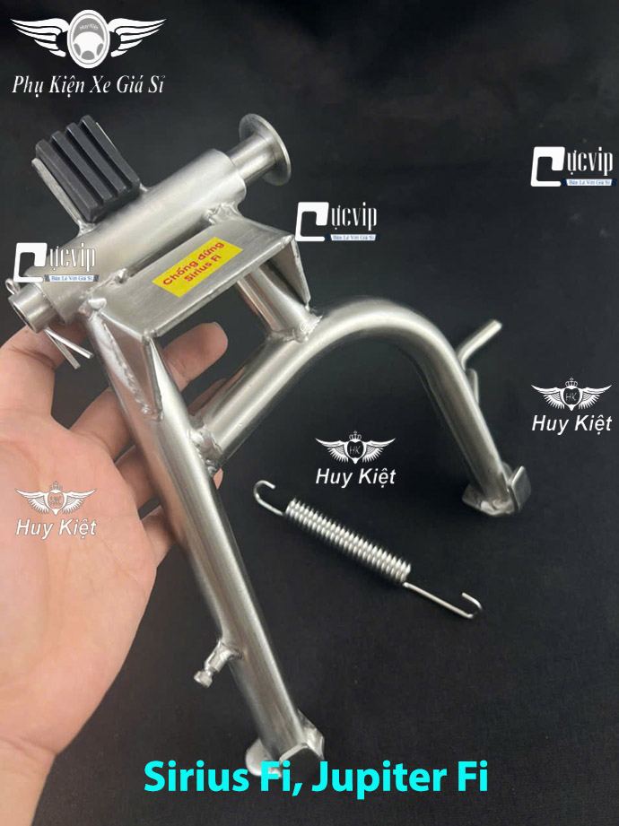 (Tặng Cốt + Lò Xo) Chân Chống Đứng [INOX 304] Vario AB Vision PCX SH Mode Lead Wave Dream Future Sirius Jupiter Ex Win Sonic Raider Satria Scoopy MS9999