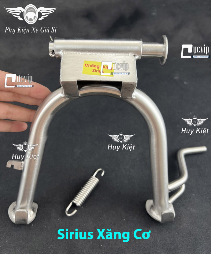 (Tặng Cốt + Lò Xo) Chân Chống Đứng [INOX 304] Vario AB Vision PCX SH Mode Lead Wave Dream Future Sirius Jupiter Ex Win Sonic Raider Satria Scoopy MS9999