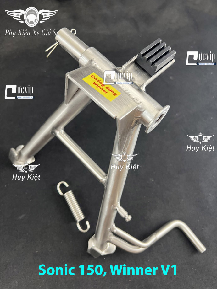 (Tặng Cốt + Lò Xo) Chân Chống Đứng [INOX 304] Vario AB Vision PCX SH Mode Lead Wave Dream Future Sirius Jupiter Ex Win Sonic Raider Satria Scoopy MS9999