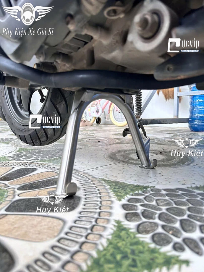 (Tặng Cốt + Lò Xo) Chân Chống Đứng [INOX 304] Vario AB Vision PCX SH Mode Lead Wave Dream Future Sirius Jupiter Ex Win Sonic Raider Satria Scoopy MS9999