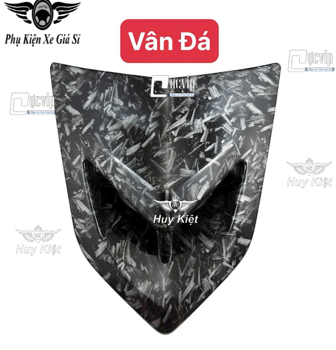 Ốp Mặt Nạ Chỉ Mũi CARBON FIBER Vân Đá, Tổ Ong Gắn Exciter 135 LC V5, V6, V7 (2011 - 2014) MS6740