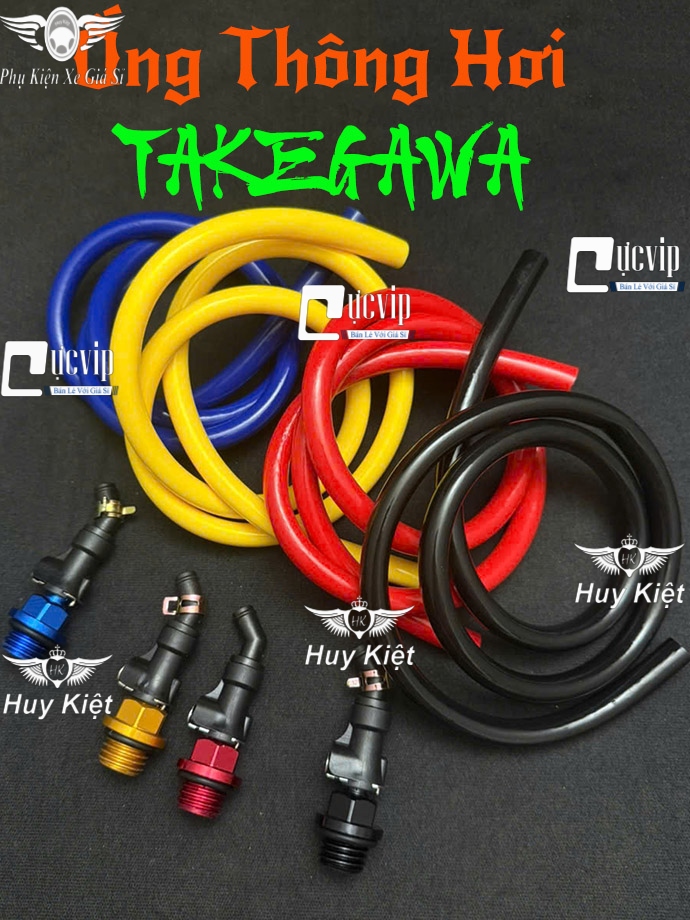 Ống Thông Hơi Nhớt [Dây Lớn] TAKEGAWA Gắn Wave, Dream, Future, Cub, Sirius, Vario, AB, Luvias, Mio, Ex, Winner, Vision, Sonic, Jupiter, Yaz, PCX, NVX, Nouvo MS6741