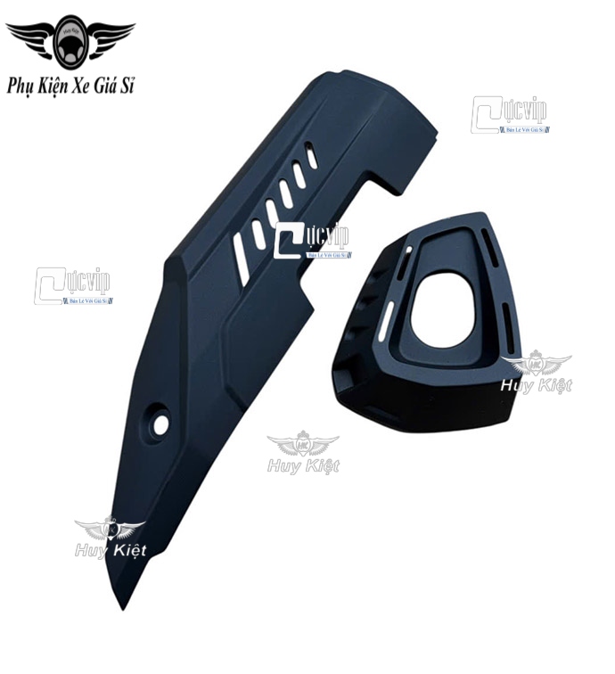 [Mẫu Thái] Ốp Che Pô Và Chụp Đích Pô Xe Winner X V2 V3 V4 [Đen Nhám] MS6756