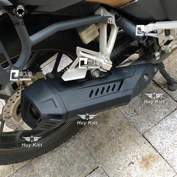 [Mẫu Thái] Ốp Che Pô Và Chụp Đích Pô Xe Winner X V2 V3 V4 [Đen Nhám] MS6756