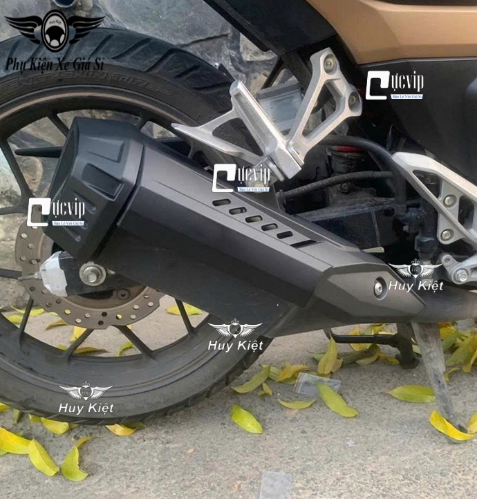 [Mẫu Thái] Ốp Che Pô Và Chụp Đích Pô Xe Winner X V2 V3 V4 [Đen Nhám] MS6756