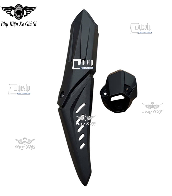 [Mẫu Thái] Ốp Che Pô Và Chụp Đích Pô Gắn WINNER V1, WINNER 150 Đen Nhám MS6757