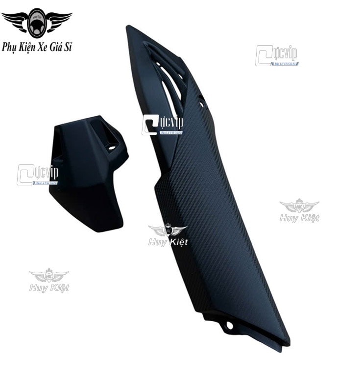 Ốp Che Pô Và Chụp Đích Pô Gắn WINNER V1, WINNER 150 Đen Nhám MS6758