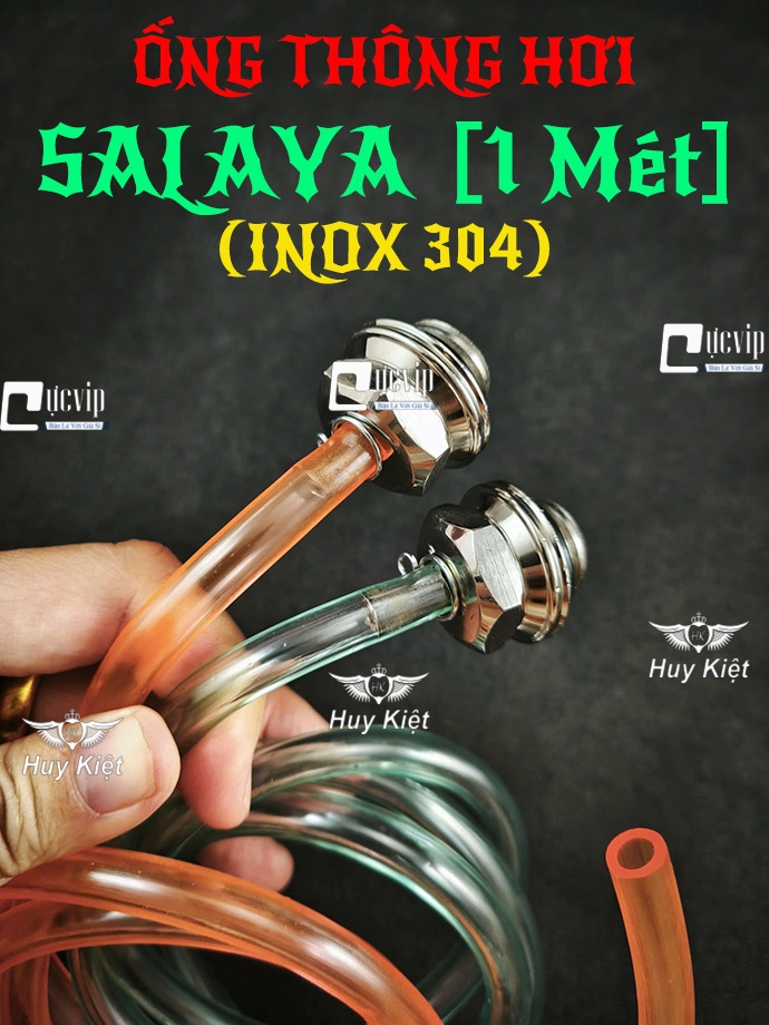 [SALAYA V10] [INOX 304] Dây Thông Hơi Gắn Nắp Nhớt [Trong Suốt 1M] Wave Dr Fu Win Jupiter AB Vision Ex Cub Sonic Luvias Sirius Mio PCX NVX Yaz R15 MS6769