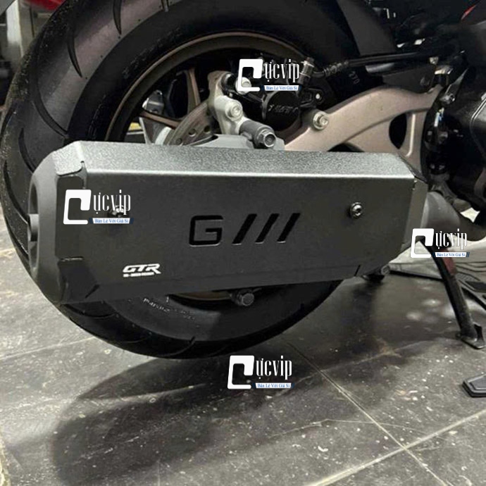 Ốp Che Pô Nhôm CNC GTR Gắn Stylo 160, Giorno 125 2024 - 2025 MS6771 Ốp Che Pô Nhôm CNC GTR Gắn Stylo 160, Giorno 125 2024 - 2025 MS6771