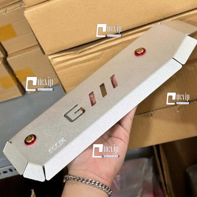 Ốp Che Pô Nhôm CNC GTR Gắn Stylo 160, Giorno 125 2024 - 2025 MS6771 Ốp Che Pô Nhôm CNC GTR Gắn Stylo 160, Giorno 125 2024 - 2025 MS6771